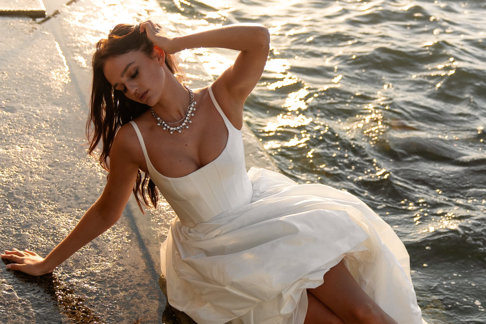 Protea Wedding Dress by Alena Leena