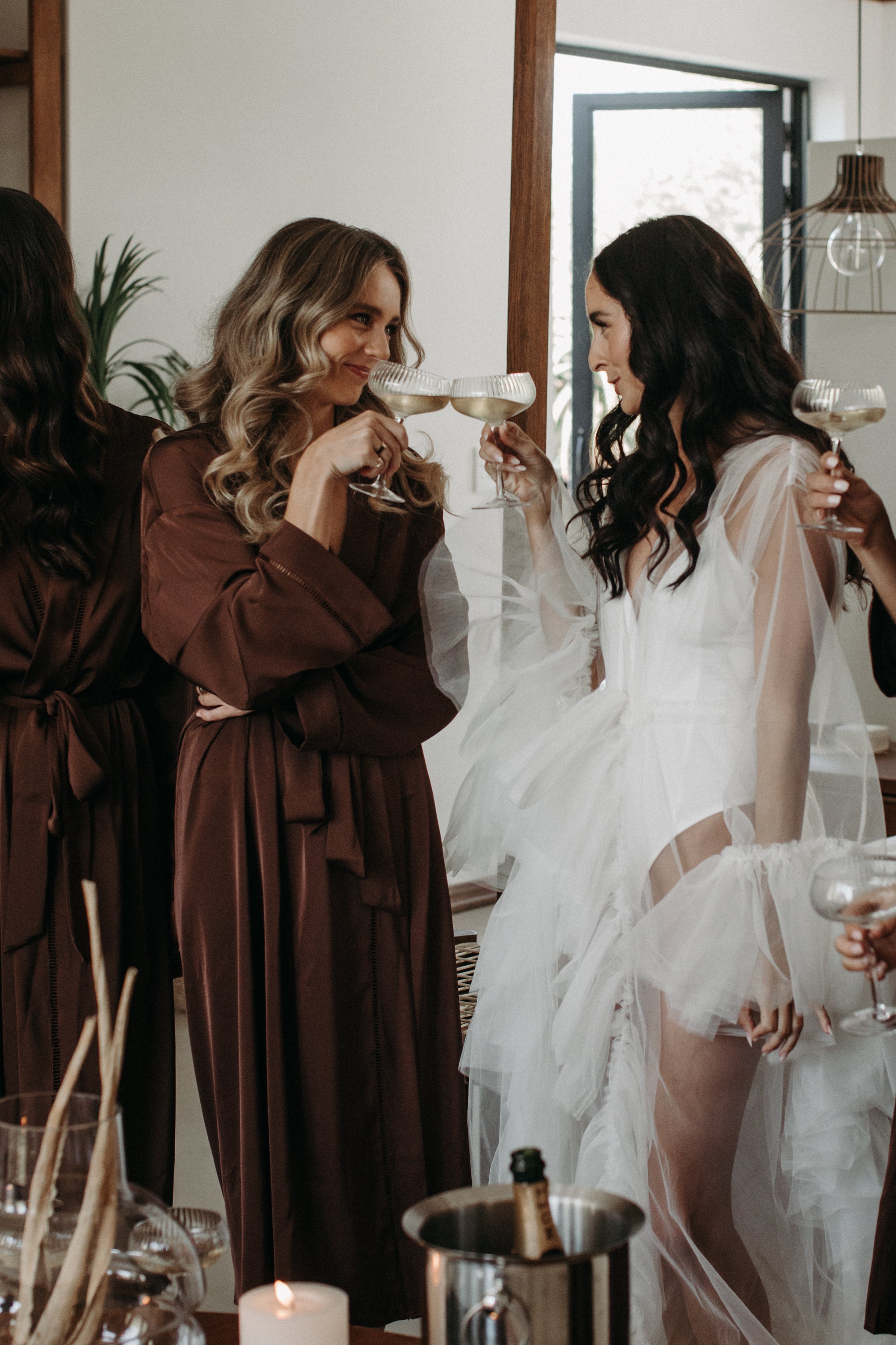 Tulle Dressing Robe - Long
