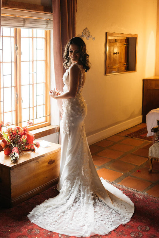 CALLUNA. UK8- Preloved Wedding Dress