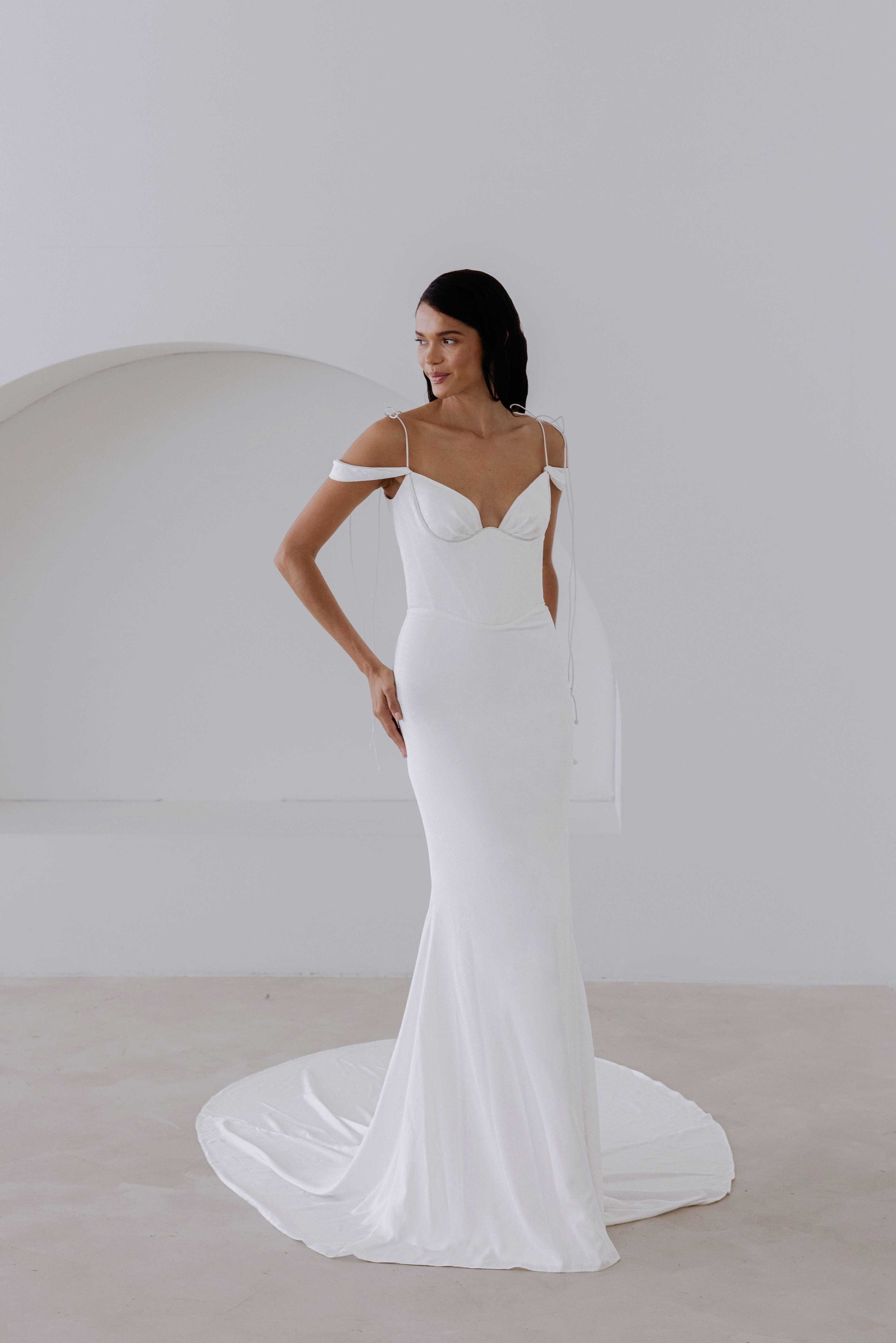Agapanthus Wedding Dress by Alena Leena