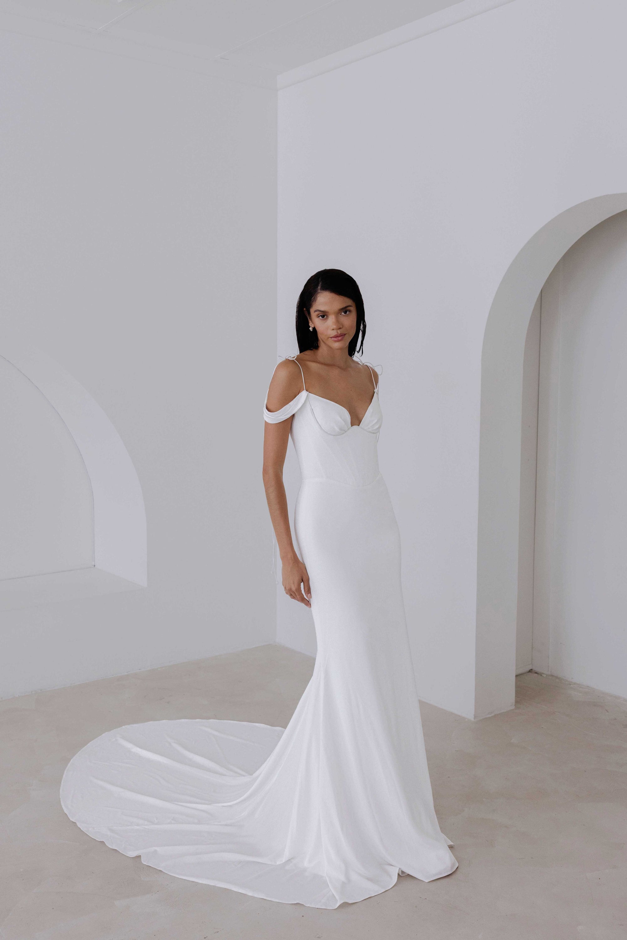 Agapanthus Wedding Dress by Alena Leena