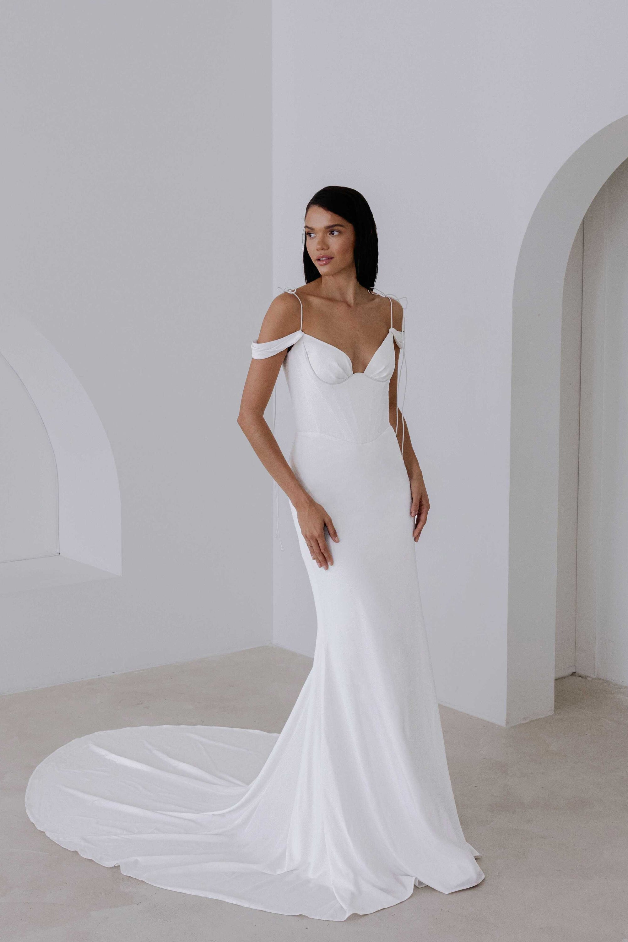 Agapanthus Wedding Dress by Alena Leena