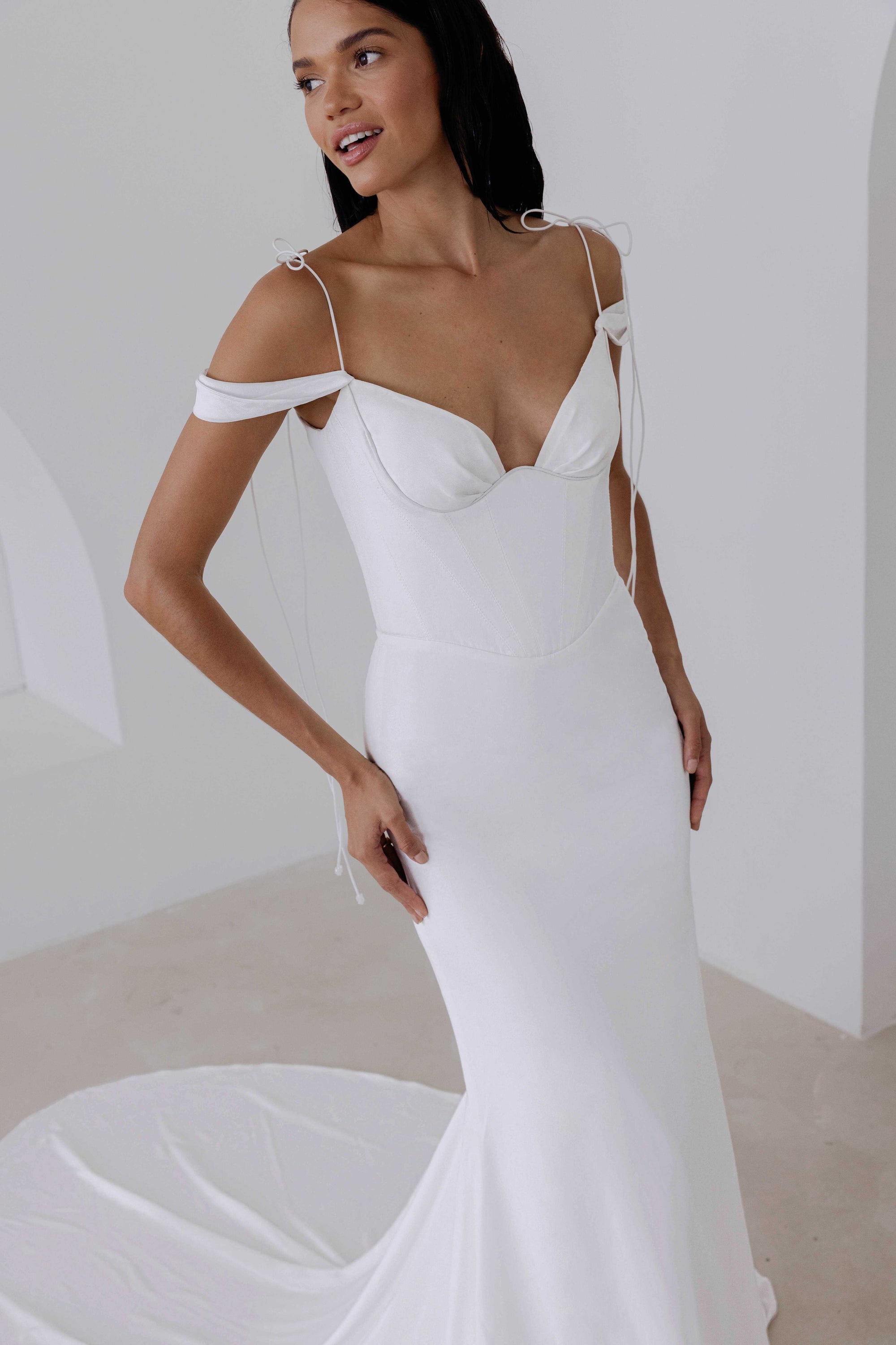 Agapanthus Wedding Dress by Alena Leena