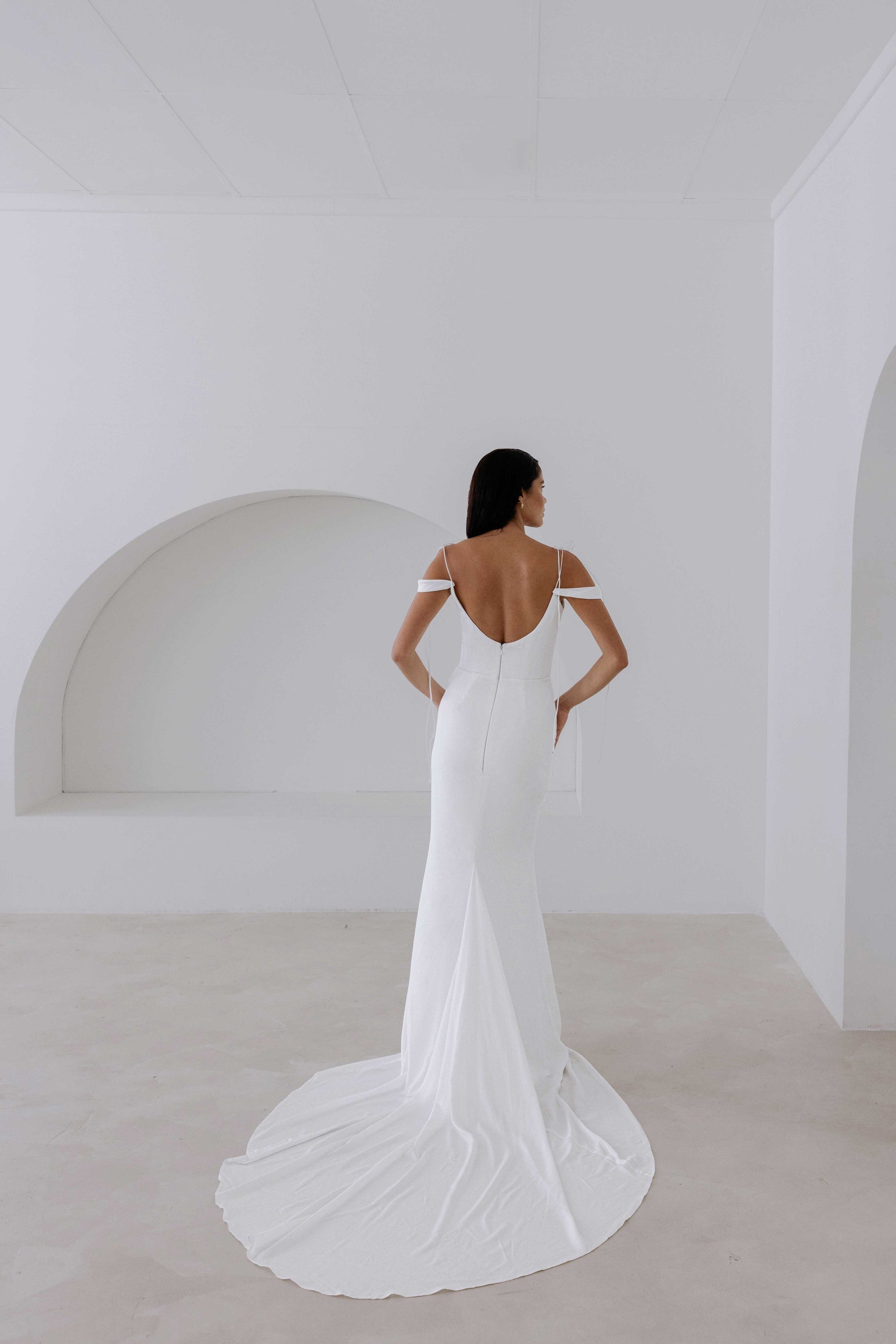 Agapanthus Wedding Dress by Alena Leena
