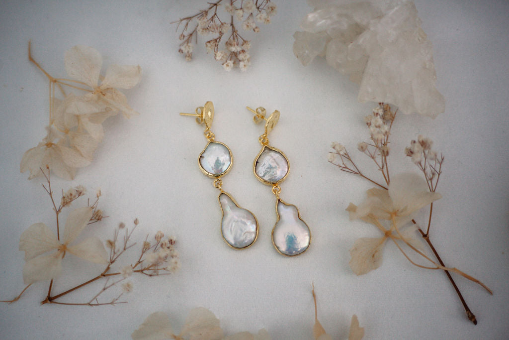 Altair Pearl Earrings - Wedding Boutique