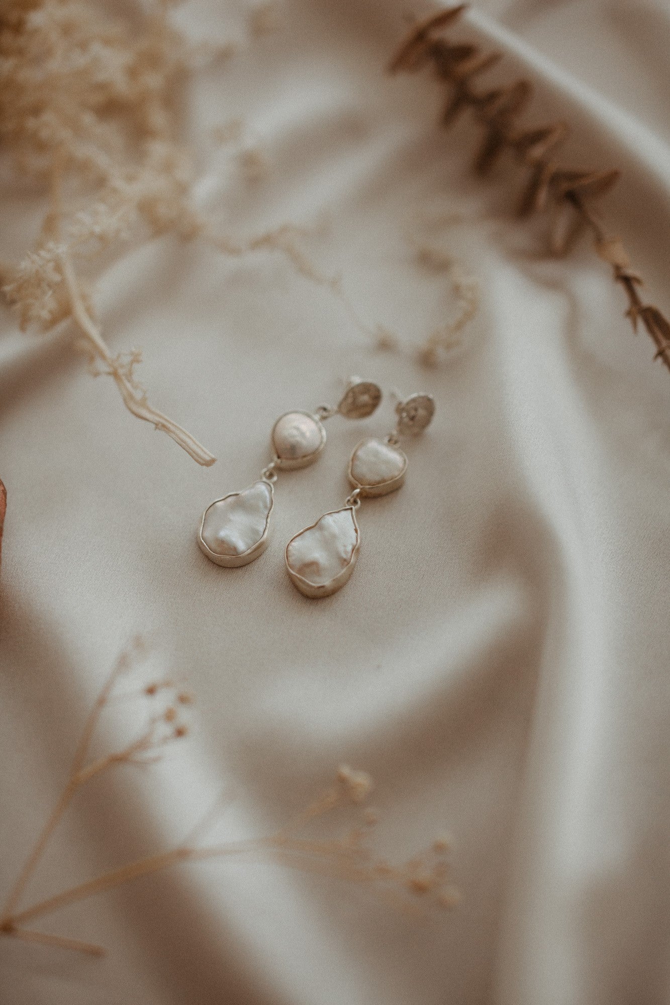 Altair Pearl Earrings - Wedding Boutique