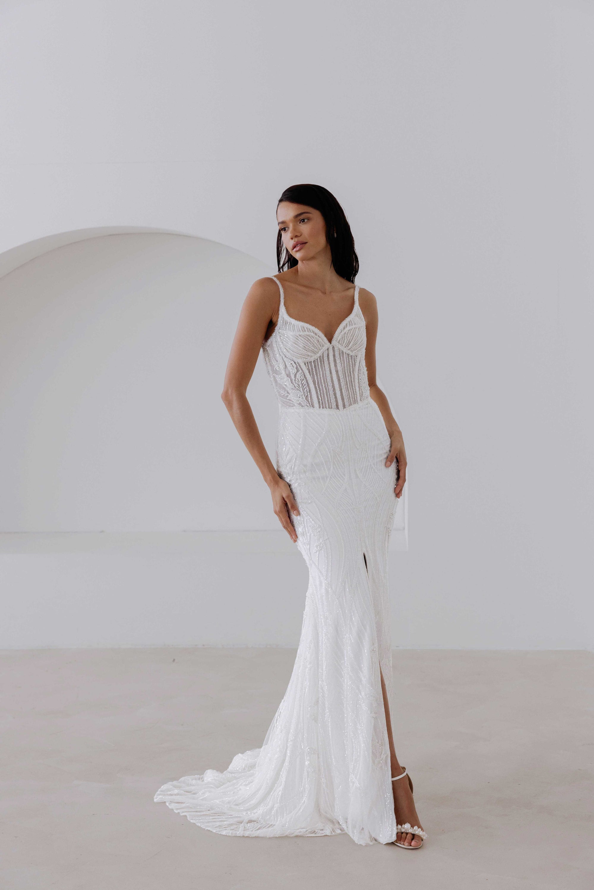Calla Wedding Dress by Alena Leena