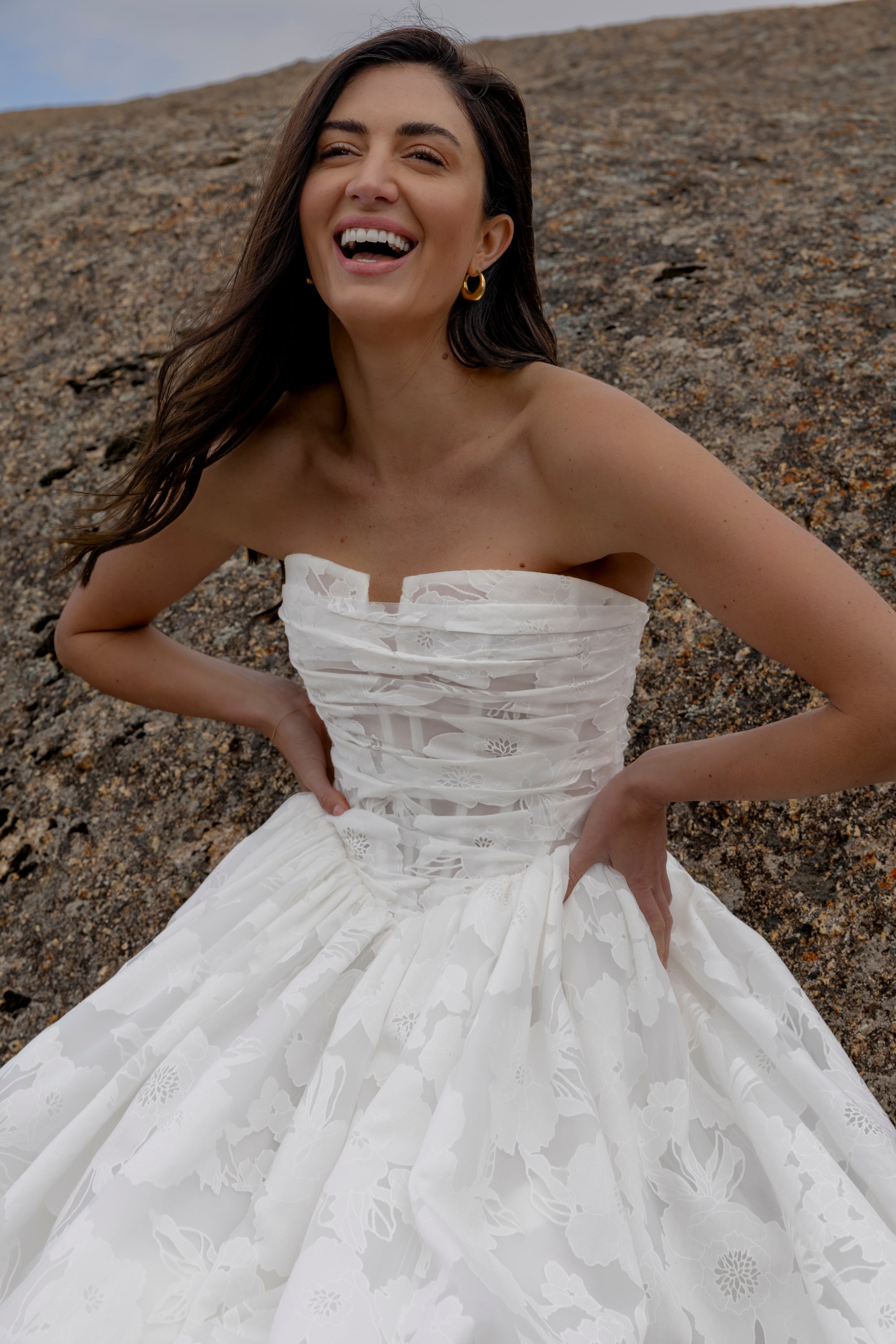 Tuberose Wedding Dress by Alena Leena