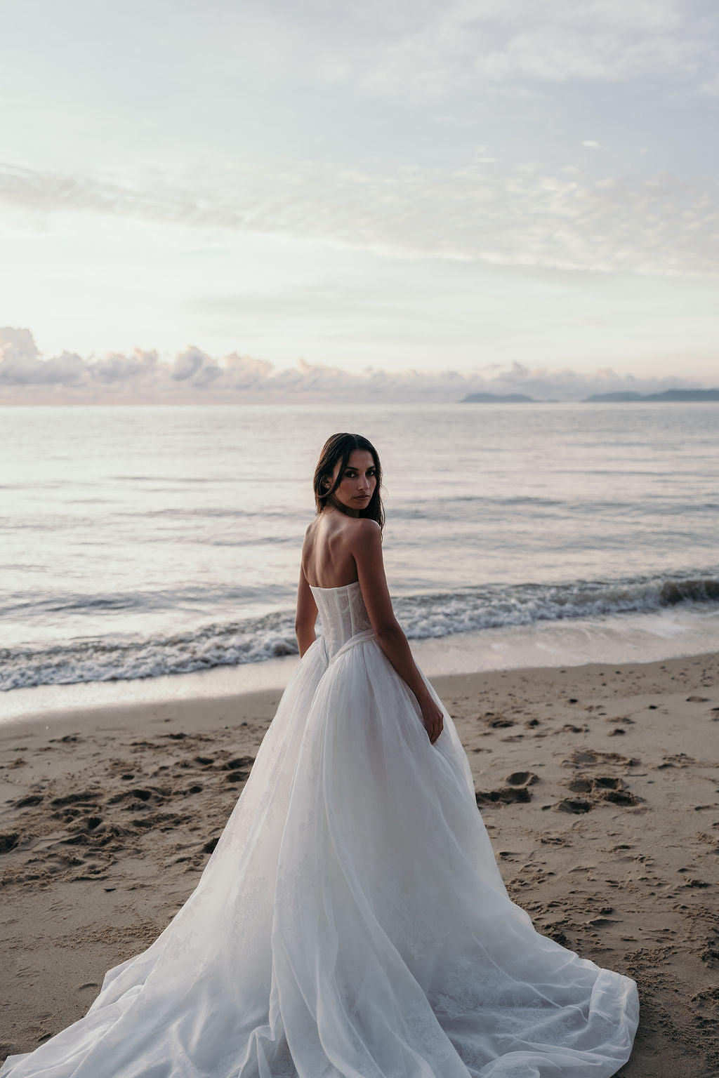 Jacaranda Wedding Dress by Alena Leena