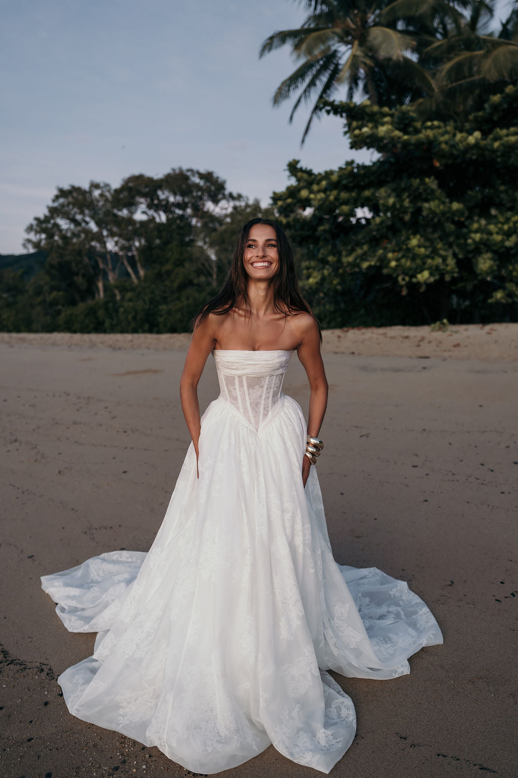Jacaranda Wedding Dress by Alena Leena