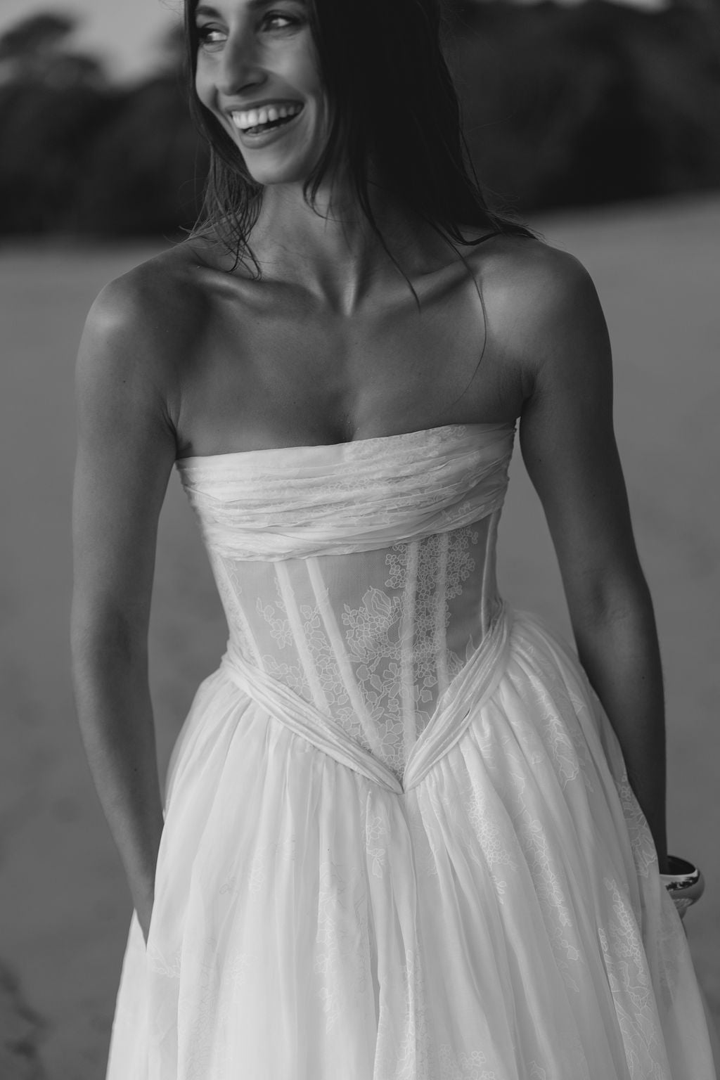 Jacaranda Wedding Dress by Alena Leena
