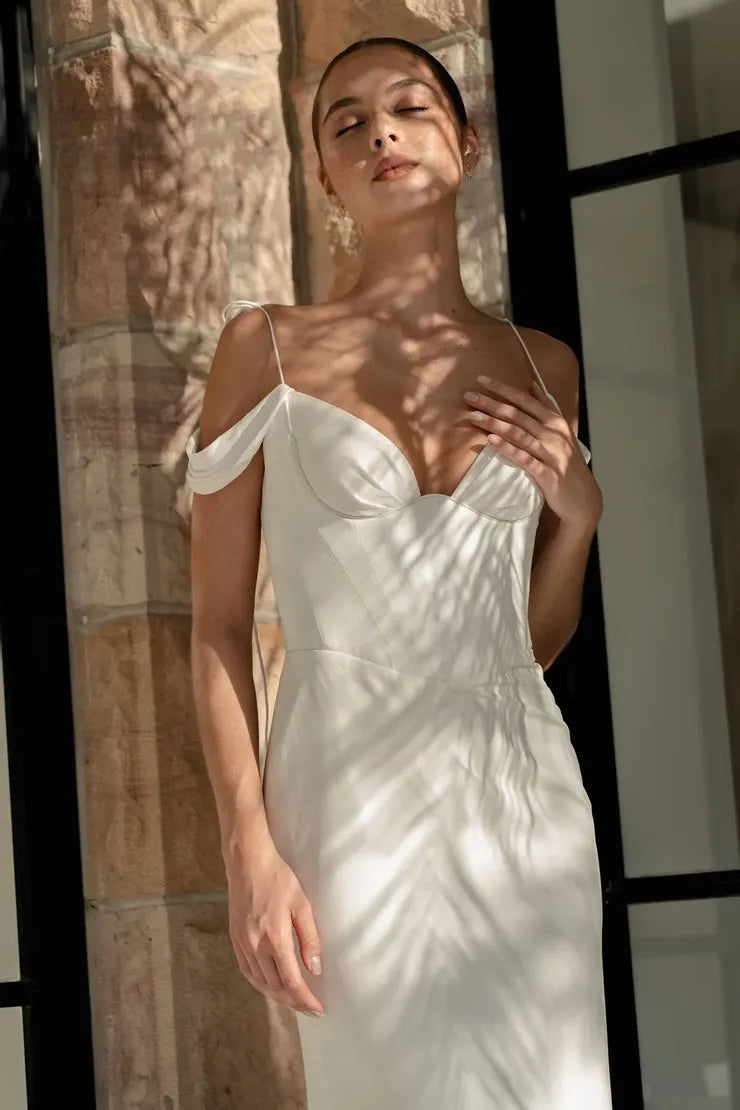 Agapanthus Wedding Dress by Alena Leena