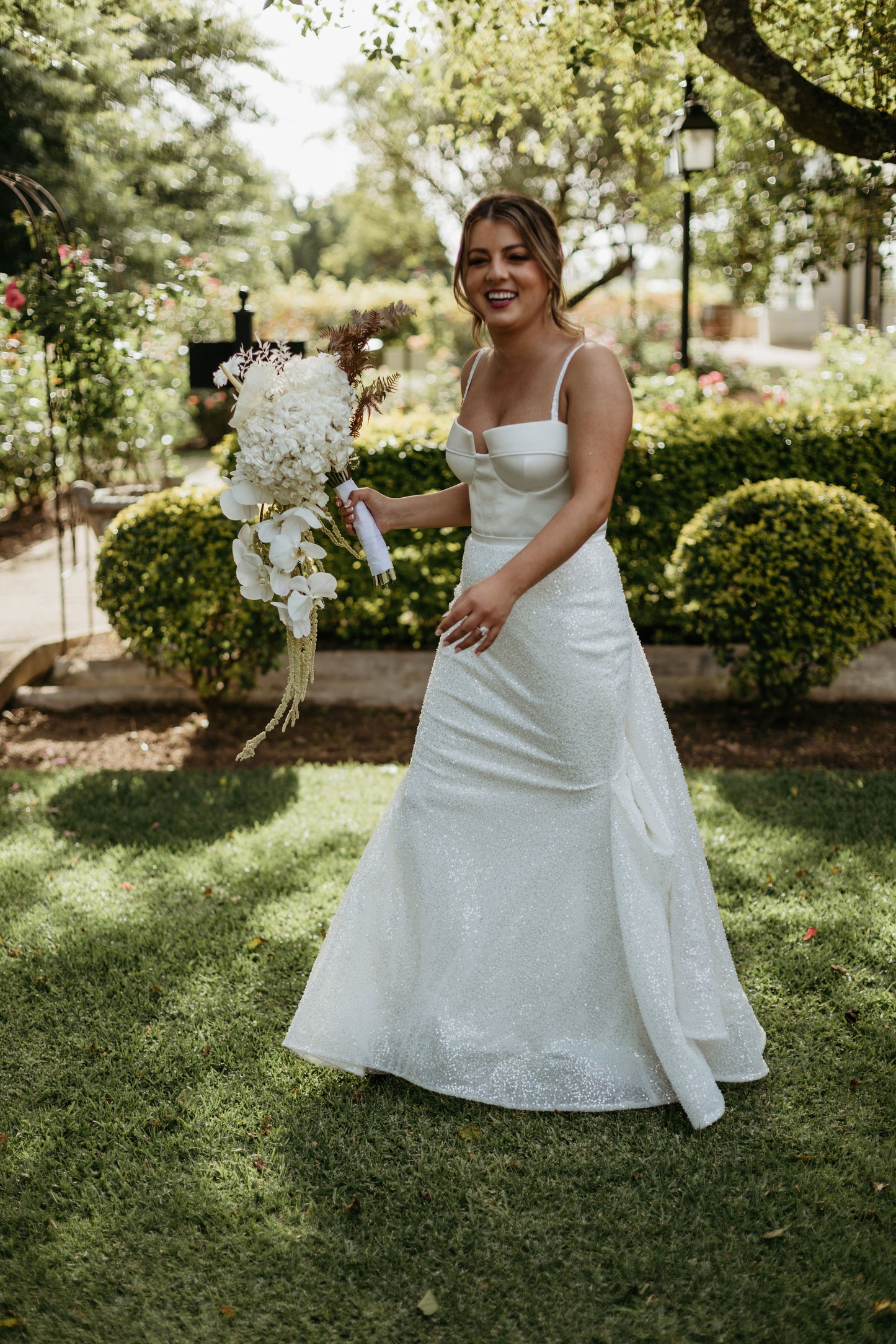 CUSTOM MONSTERA MTM- Preloved Wedding Dress