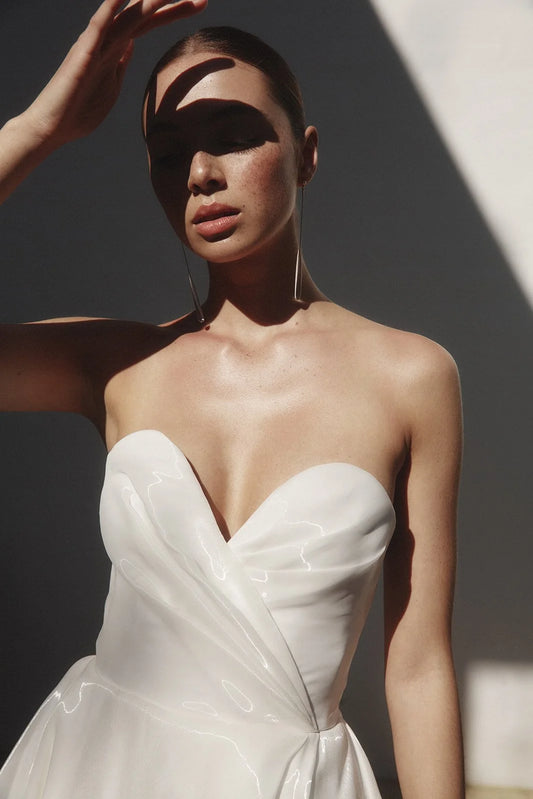 Dandelion Wedding Dress by Alena Leena