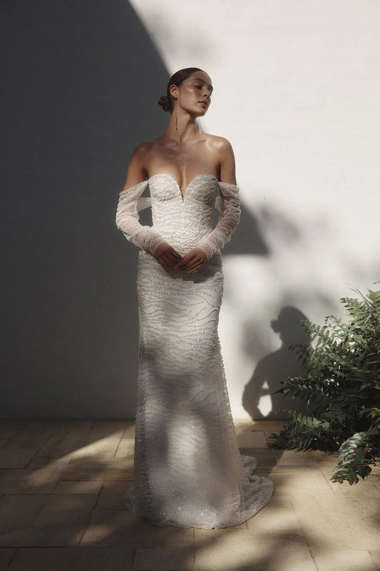 Alocasia Wedding Dress by Alena Leena