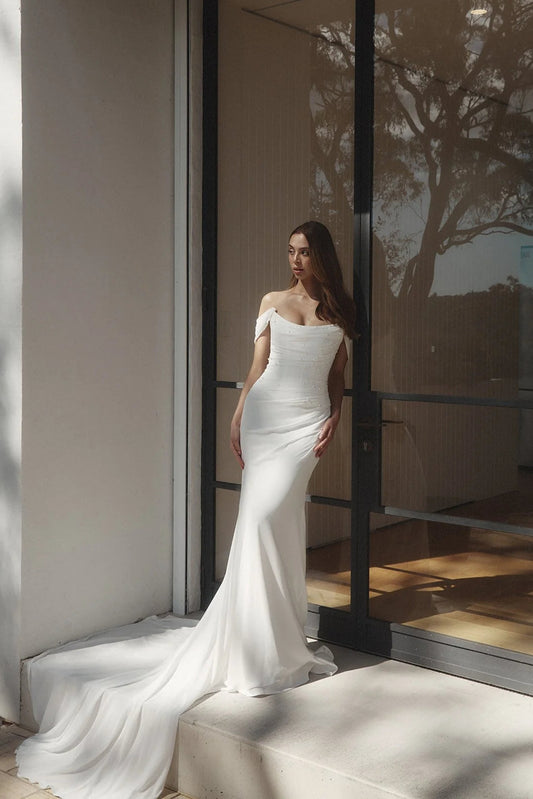 Snowberry Wedding Dress by Alena Leena