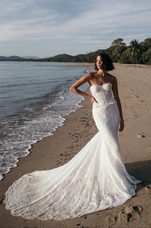 Begonia Wedding Dress by Alena Leena