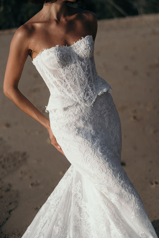 Begonia Wedding Dress by Alena Leena