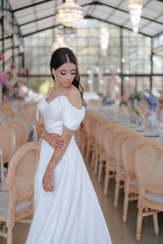 CICELY. UK10- Preloved Wedding Dress