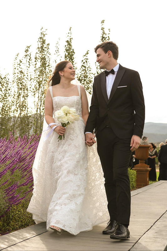 CHARLIE. UK12- Preloved Wedding Dress