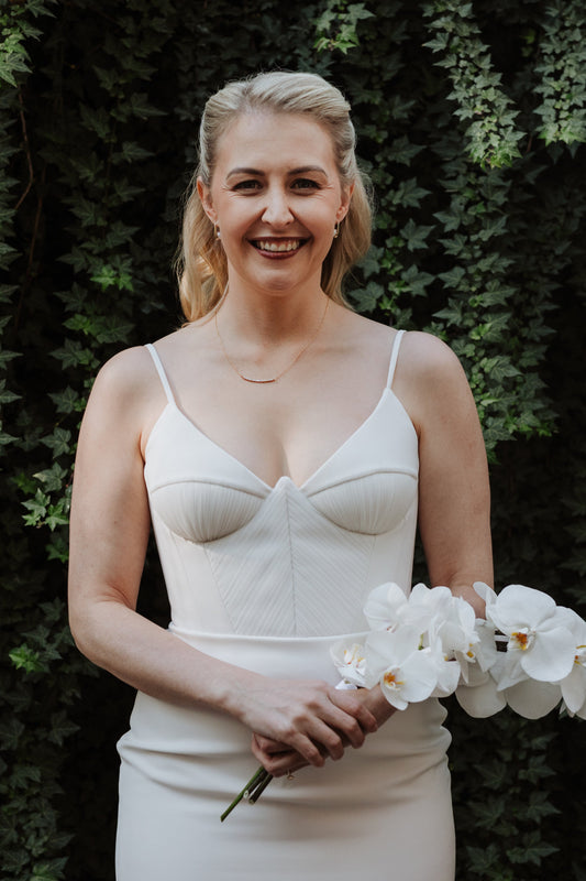 FREESIA. UK12- Preloved Wedding Dress