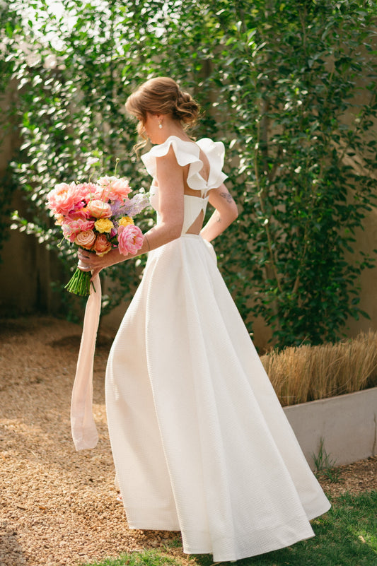 MIMOSA. UK8- Preloved Wedding Dress