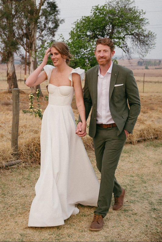 MIMOSA. UK8- Preloved Wedding Dress