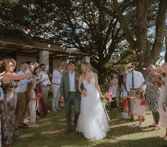 SANTOLINA. UK12 - Preloved Wedding Dress