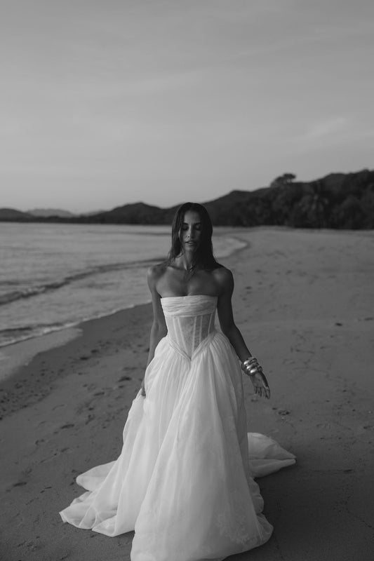 Jacaranda Wedding Dress by Alena Leena