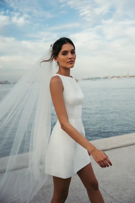 Little white dress wedding discount