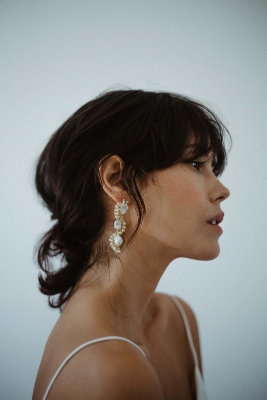 Mara Luna Pearl Drop Earrings