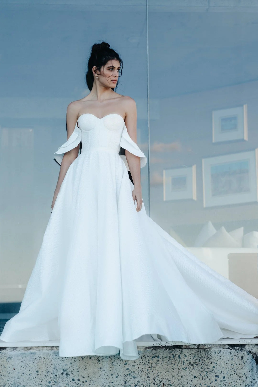 Mimosa Wedding Dress by Alena Leena