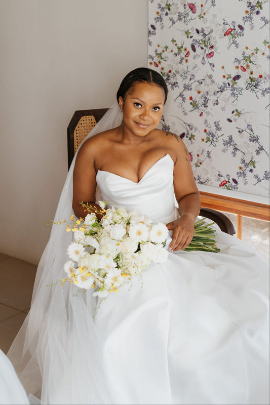 ROMINA. UK12- Preloved Wedding Dress