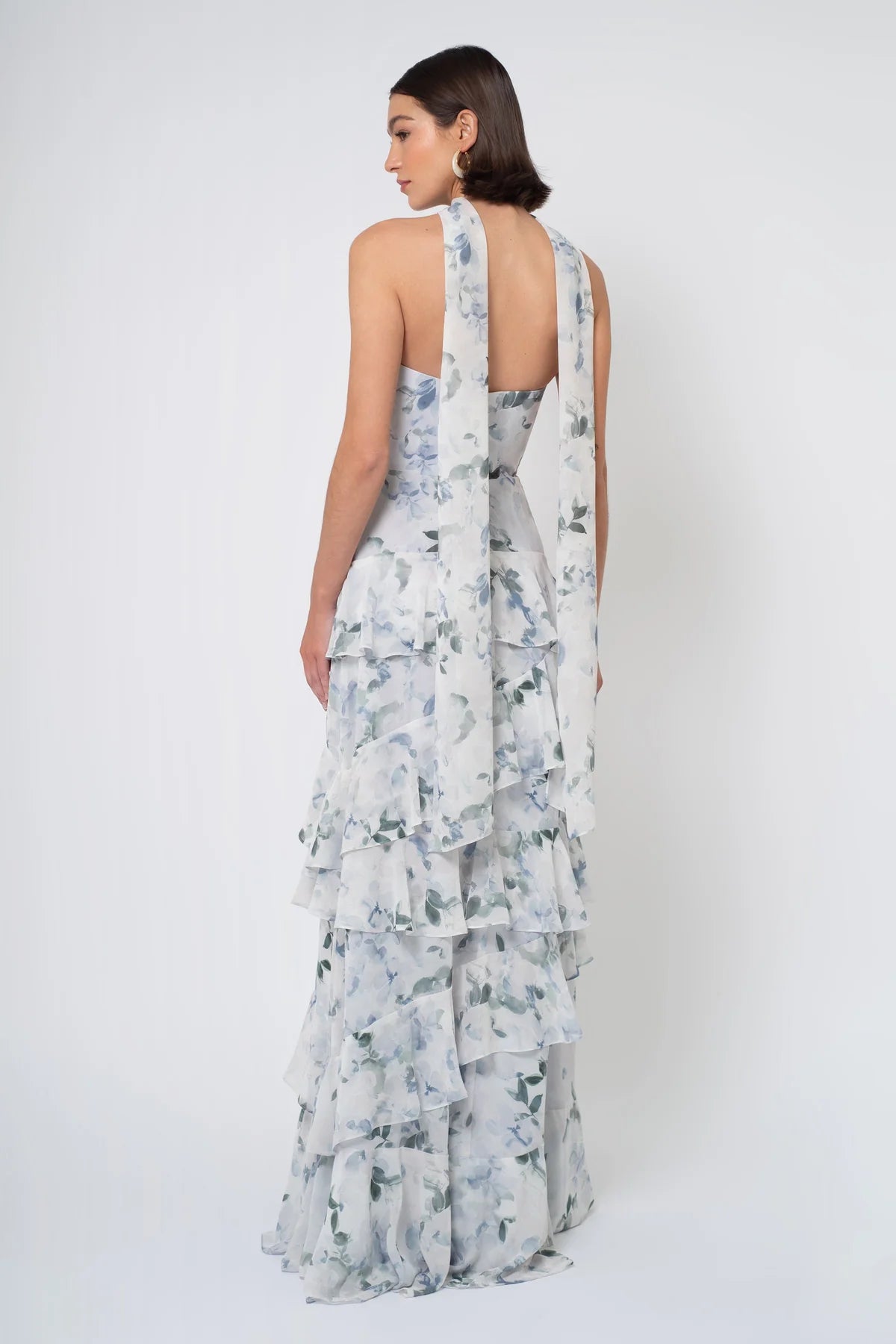 Simona in Desert Blooms Blue Print