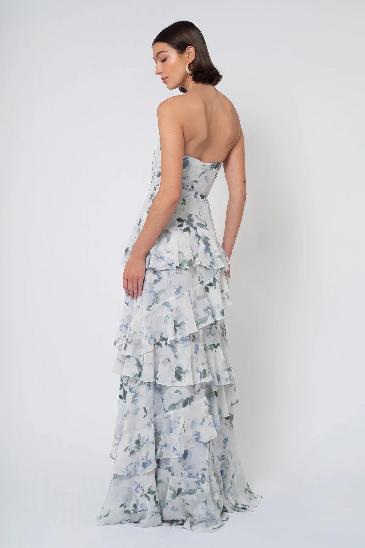 Simona in Desert Blooms Blue Print