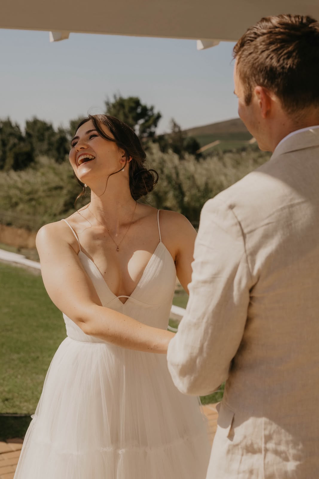 SANTOLINA. UK12 - Preloved Wedding Dress