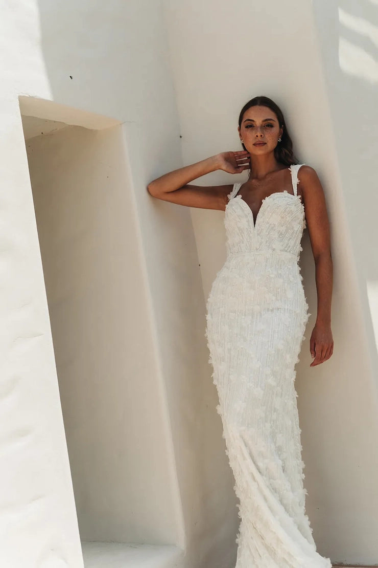 Crocus Wedding Dress by Alena Leena