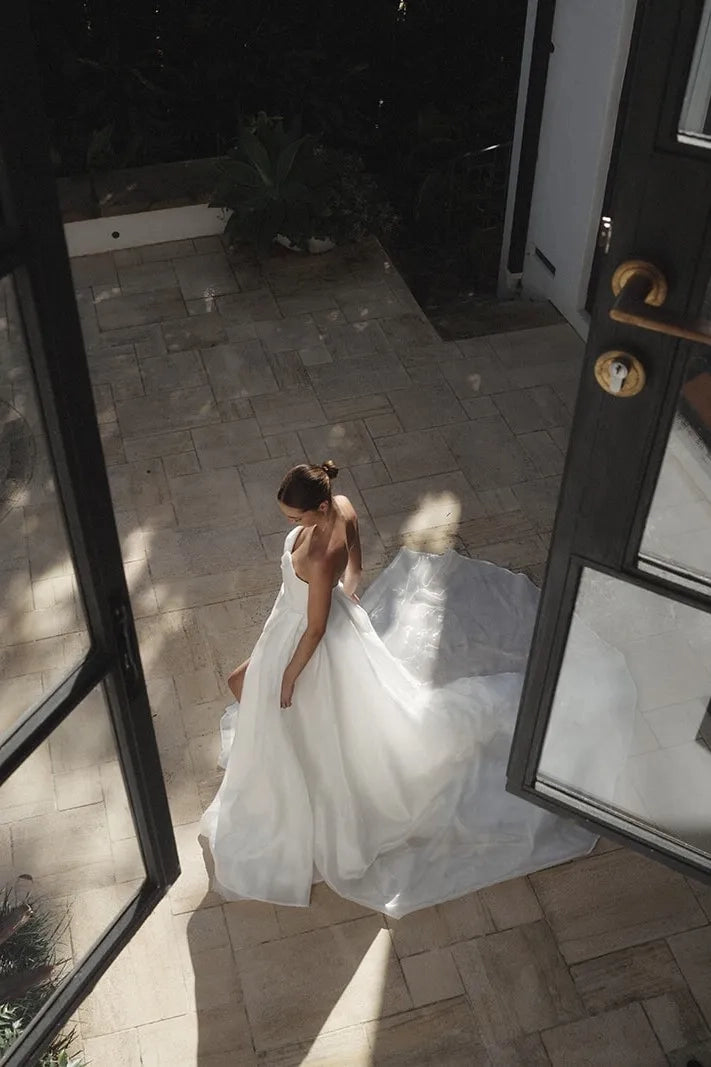 Dandelion Wedding Dress by Alena Leena