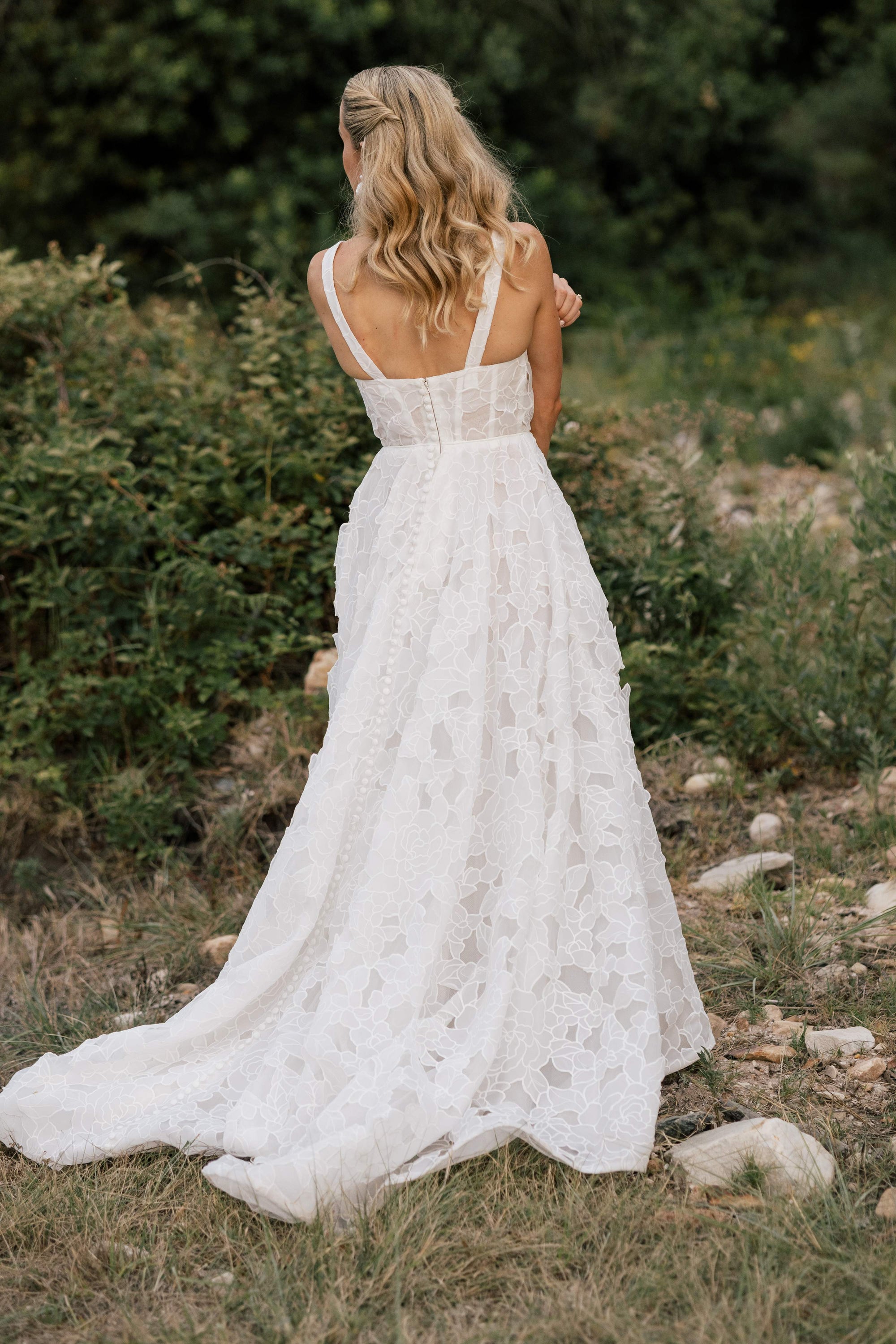 CHARLIE. UK8- Preloved Wedding Dress