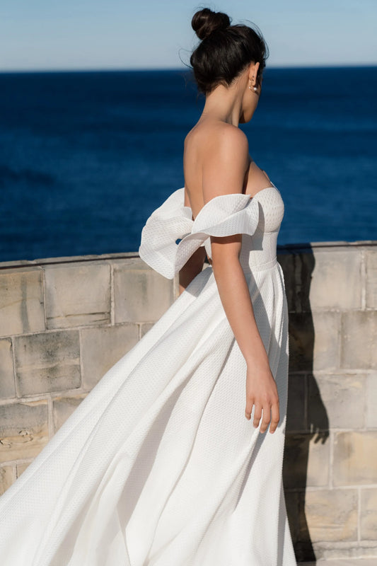 Mimosa Wedding Dress by Alena Leena