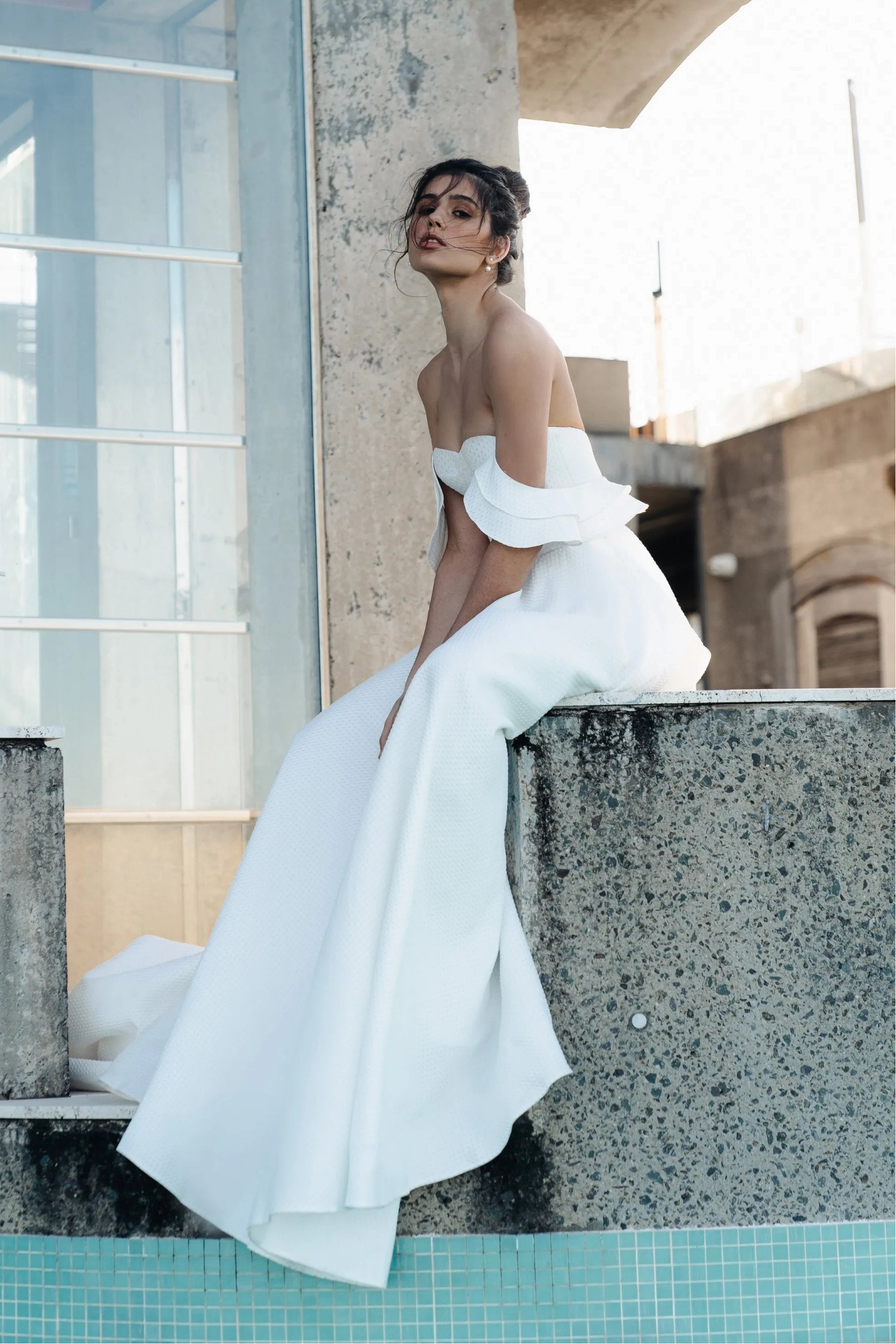 Mimosa Wedding Dress by Alena Leena