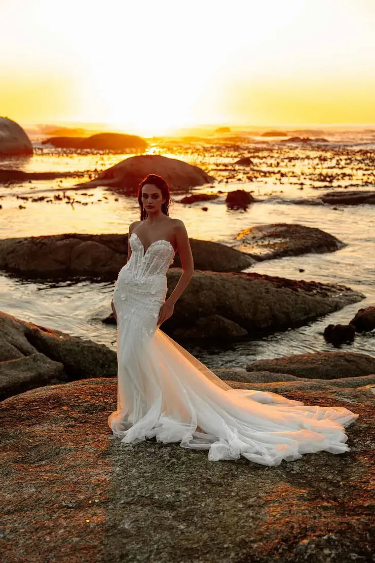 Nerium Wedding Dress by Alena Leena