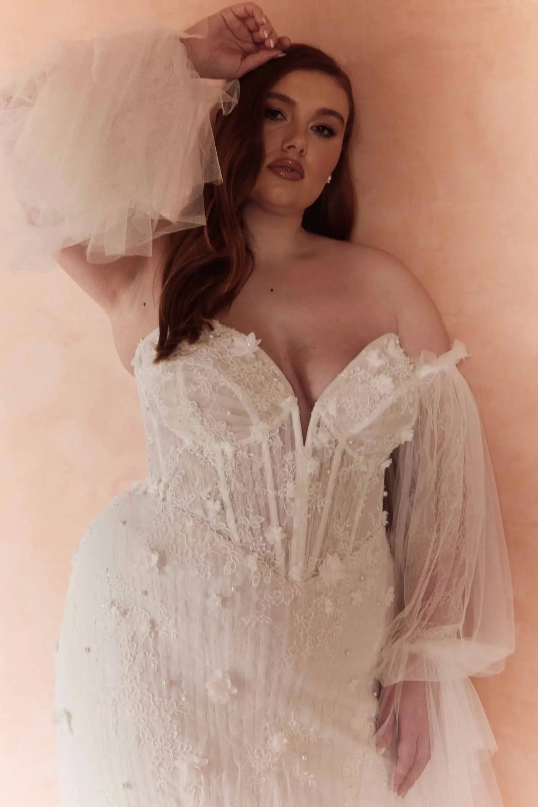 Nerium Wedding Dress by Alena Leena