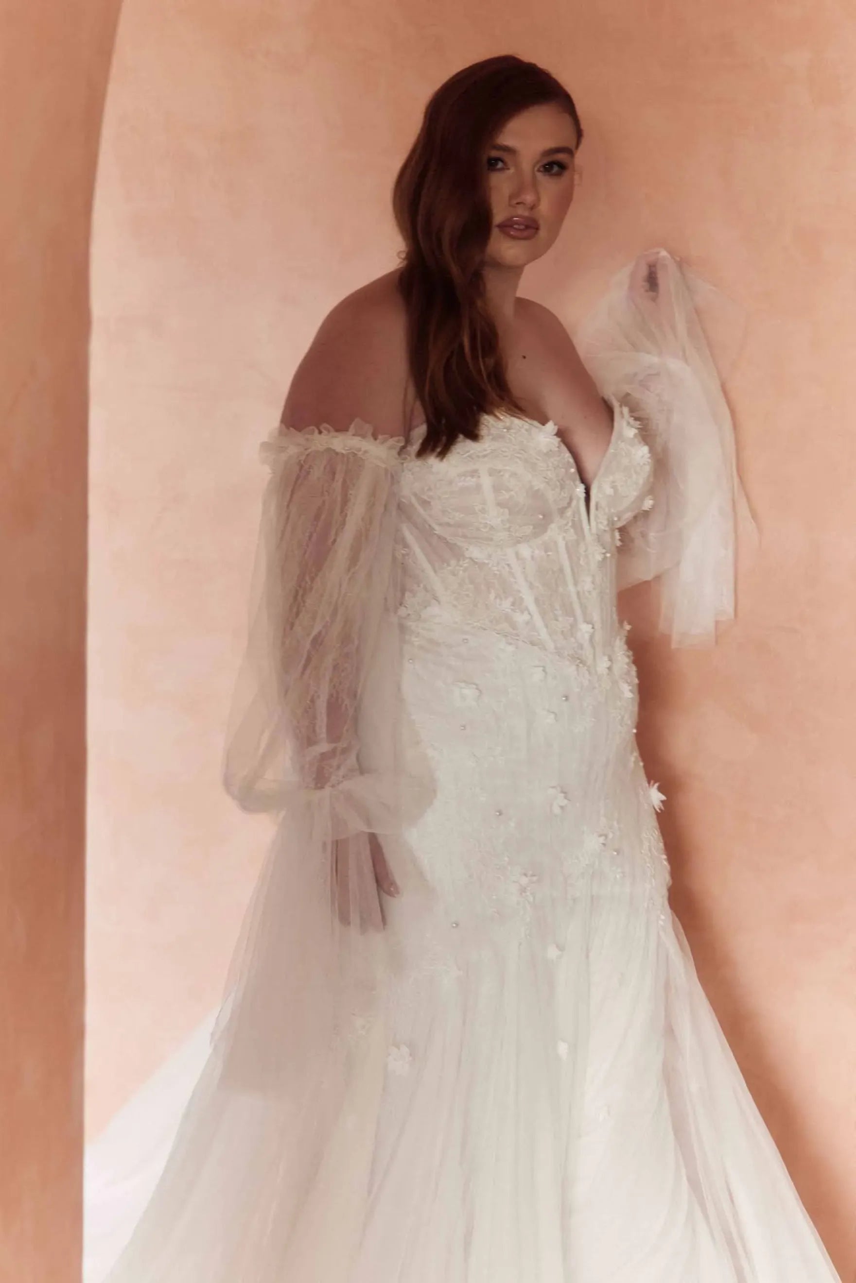 Nerium Wedding Dress by Alena Leena