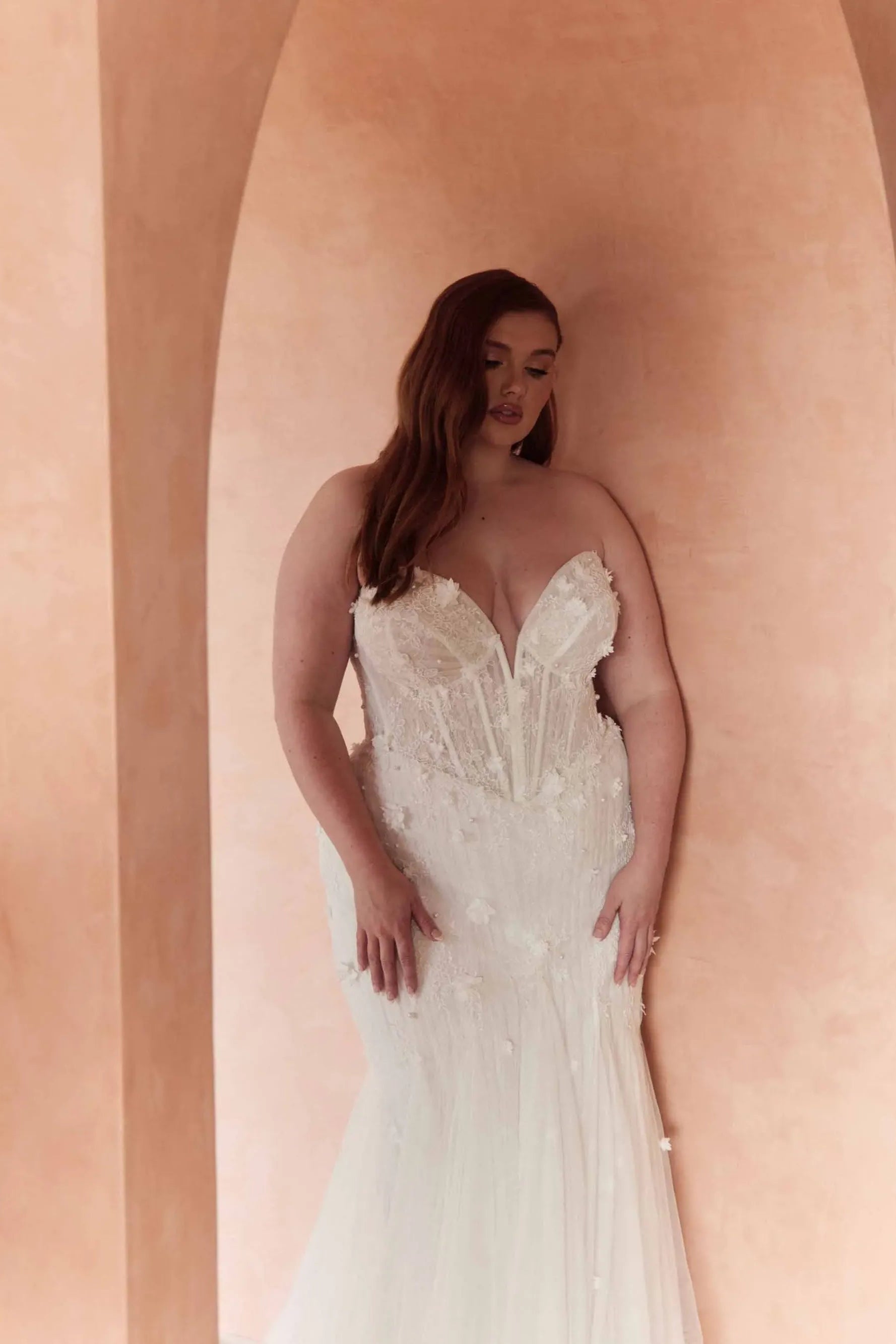 Nerium Wedding Dress by Alena Leena
